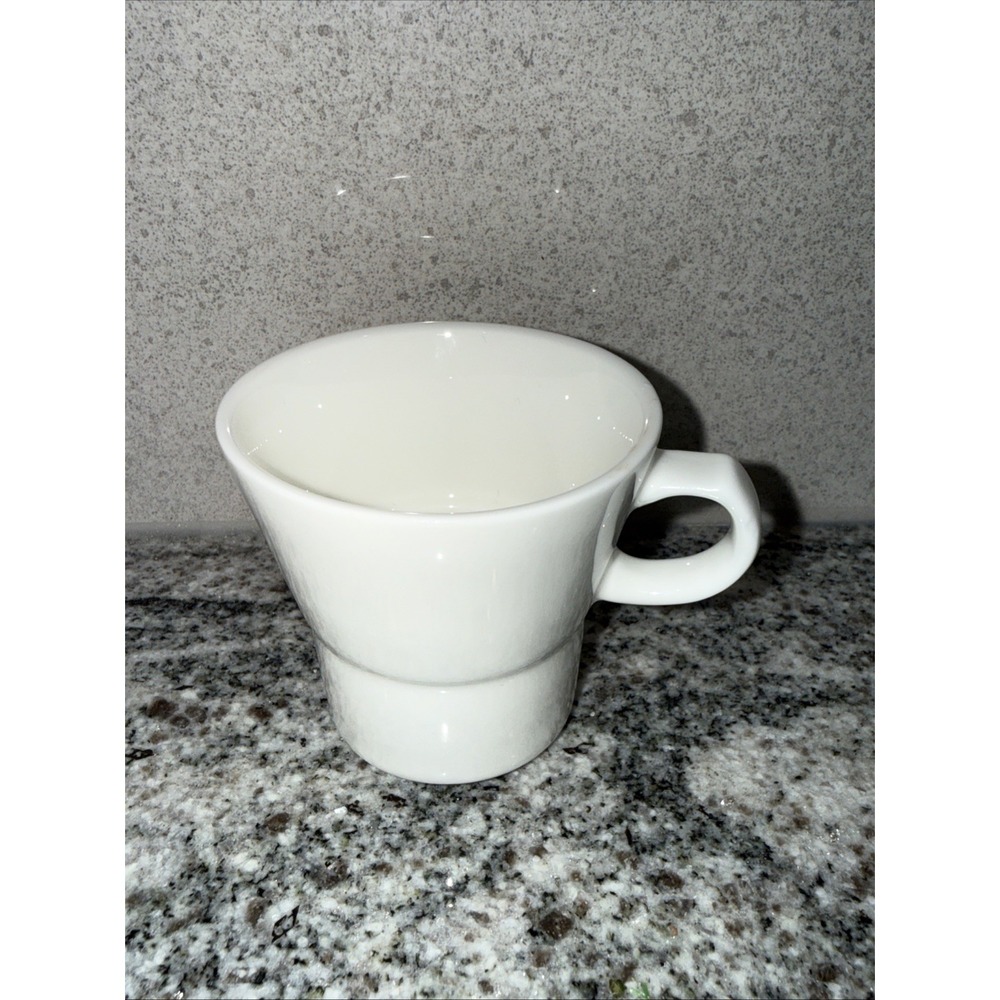 Fortessa Fortaluxe SuperWhite Porcelain Espresso Coffee Tea Cup Mug